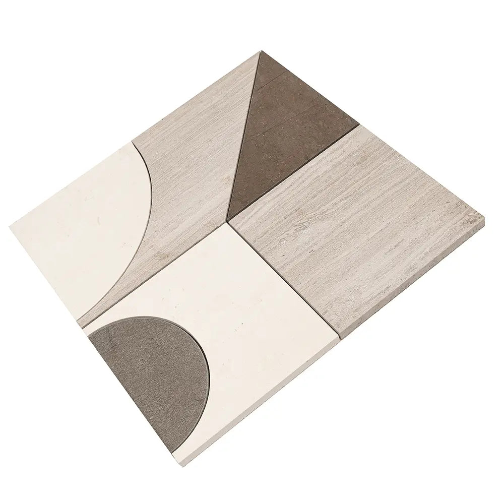 Pictoria Mod Earth Waterjet Mosaic Tile | Tile Club
