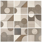 Pictoria Mod Earth Waterjet Mosaic Tile | Tile Club
