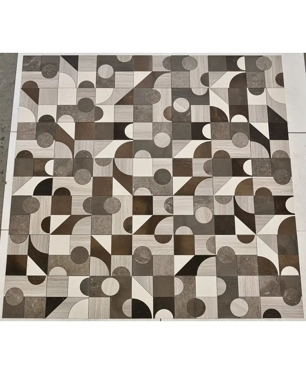 Pictoria Mod Earth Waterjet Mosaic Tile | Tile Club