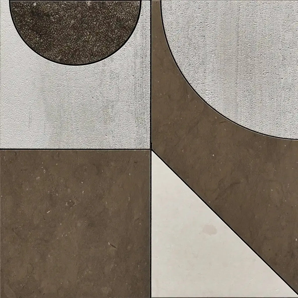 Pictoria Mod Earth Waterjet Mosaic Tile | Tile Club