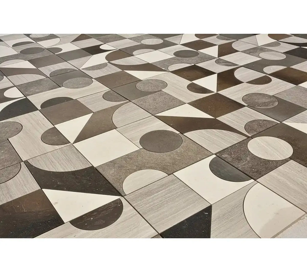 Pictoria Mod Earth Waterjet Mosaic Tile | Tile Club
