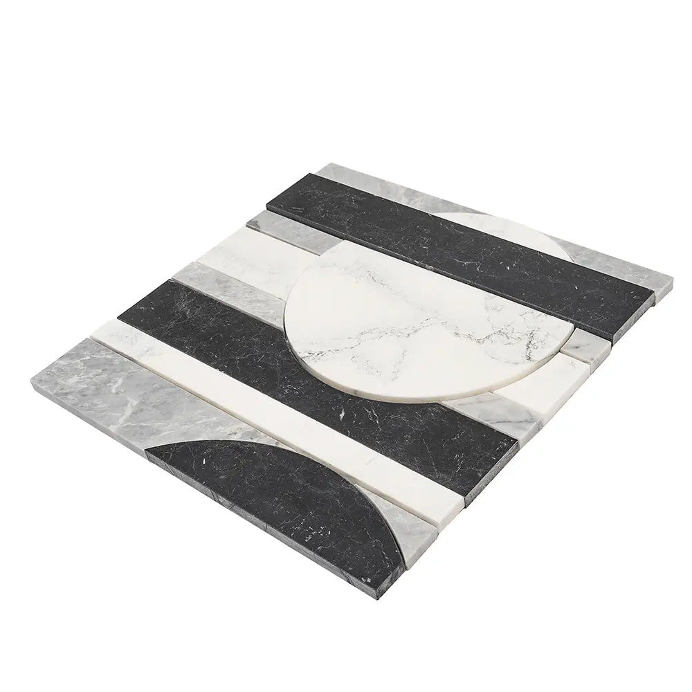 Pictoria Eclipse Bold Waterjet Mosaic Tile | Tile Club