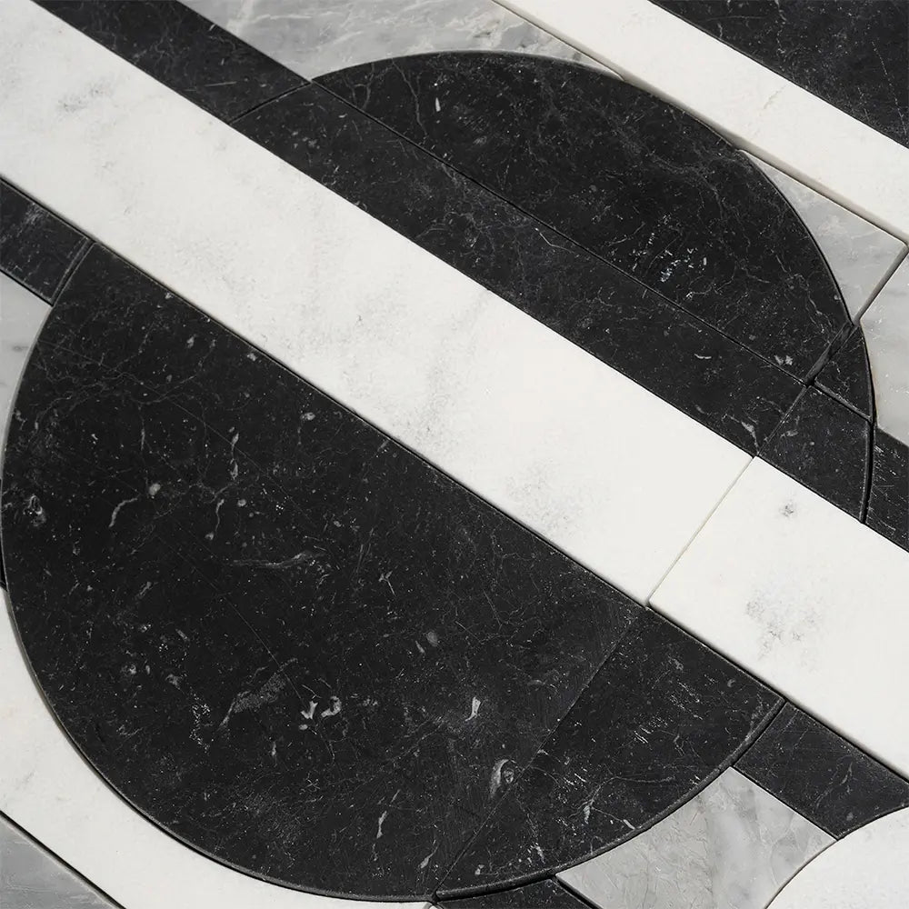 Pictoria Eclipse Bold Waterjet Mosaic Tile | Tile Club