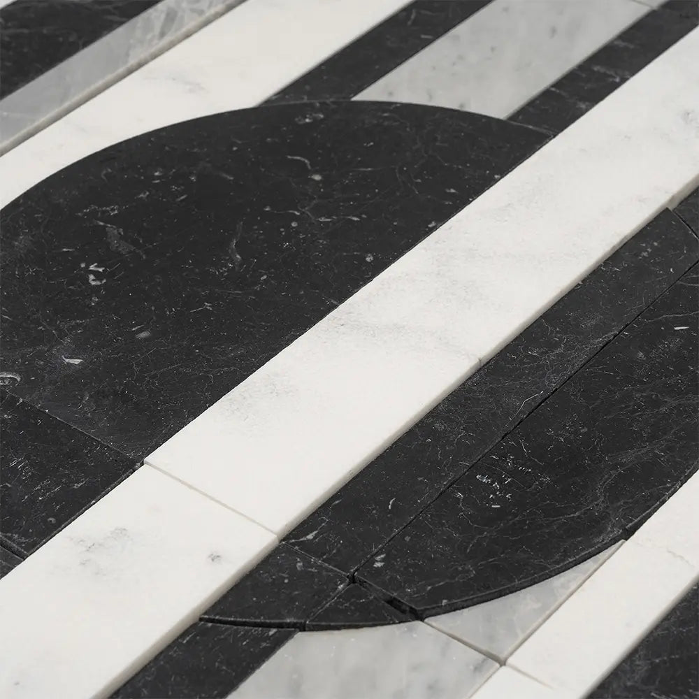 Pictoria Eclipse Bold Waterjet Mosaic Tile | Tile Club