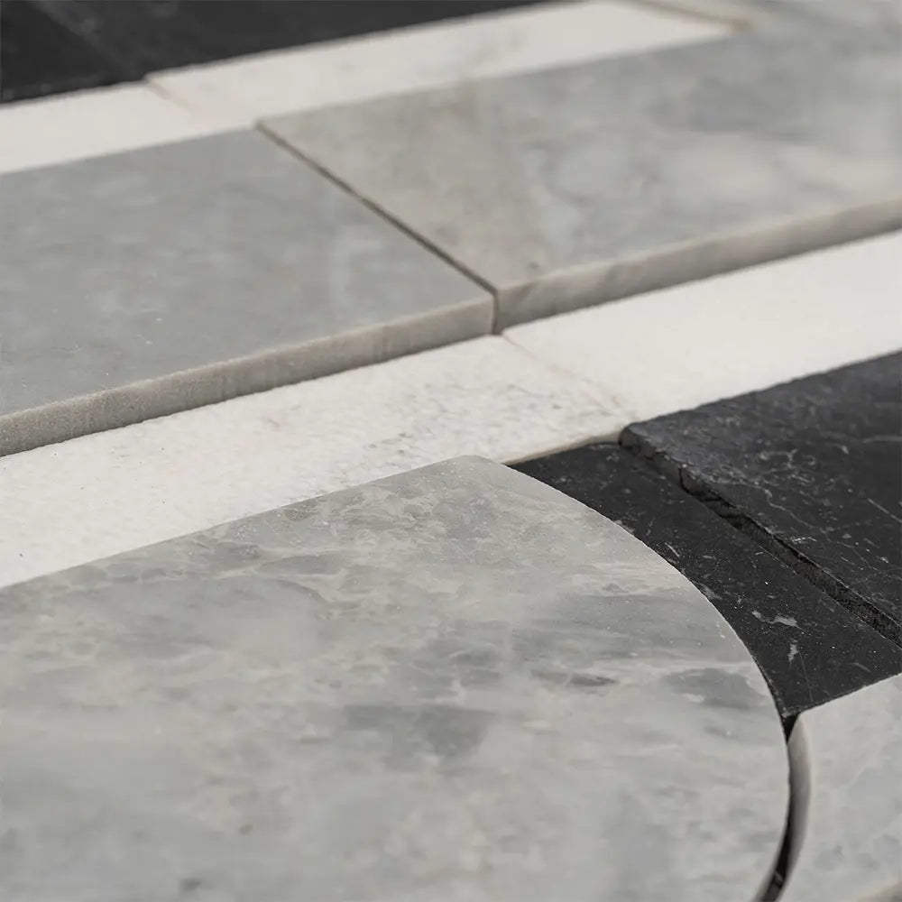 Pictoria Eclipse Bold Waterjet Mosaic Tile | Tile Club