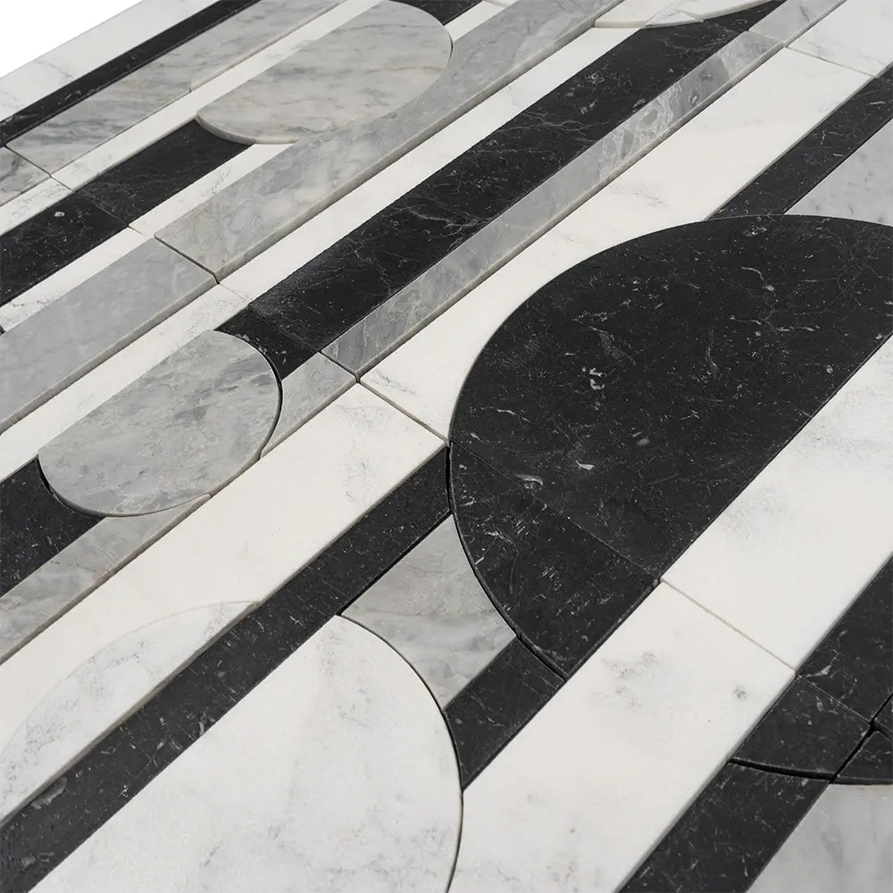 Pictoria Eclipse Bold Waterjet Mosaic Tile | Tile Club