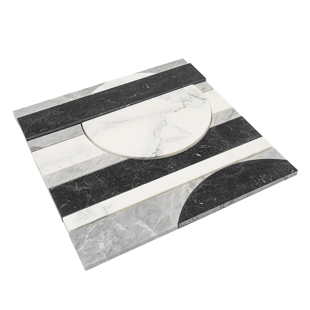 Pictoria Eclipse Bold Waterjet Mosaic Tile | Tile Club