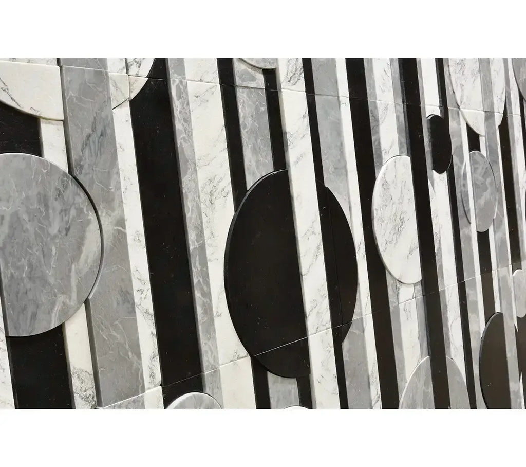 Pictoria Eclipse Bold Waterjet Mosaic Tile | Tile Club