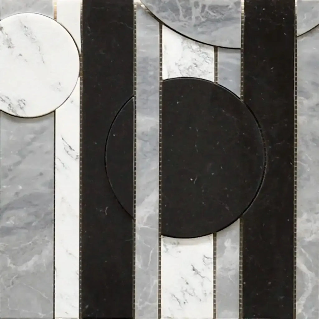 Pictoria Eclipse Bold Waterjet Mosaic Tile | Tile Club