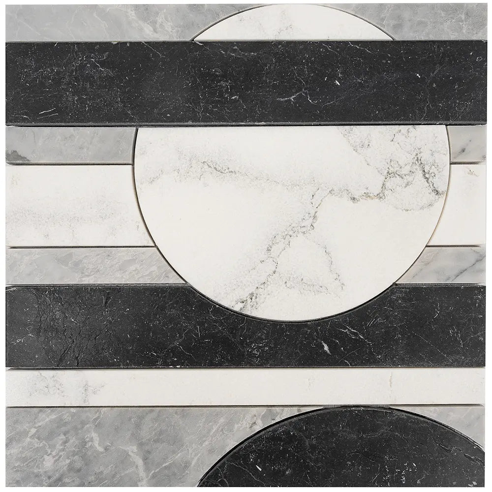 Pictoria Eclipse Bold Waterjet Mosaic Tile | Tile Club