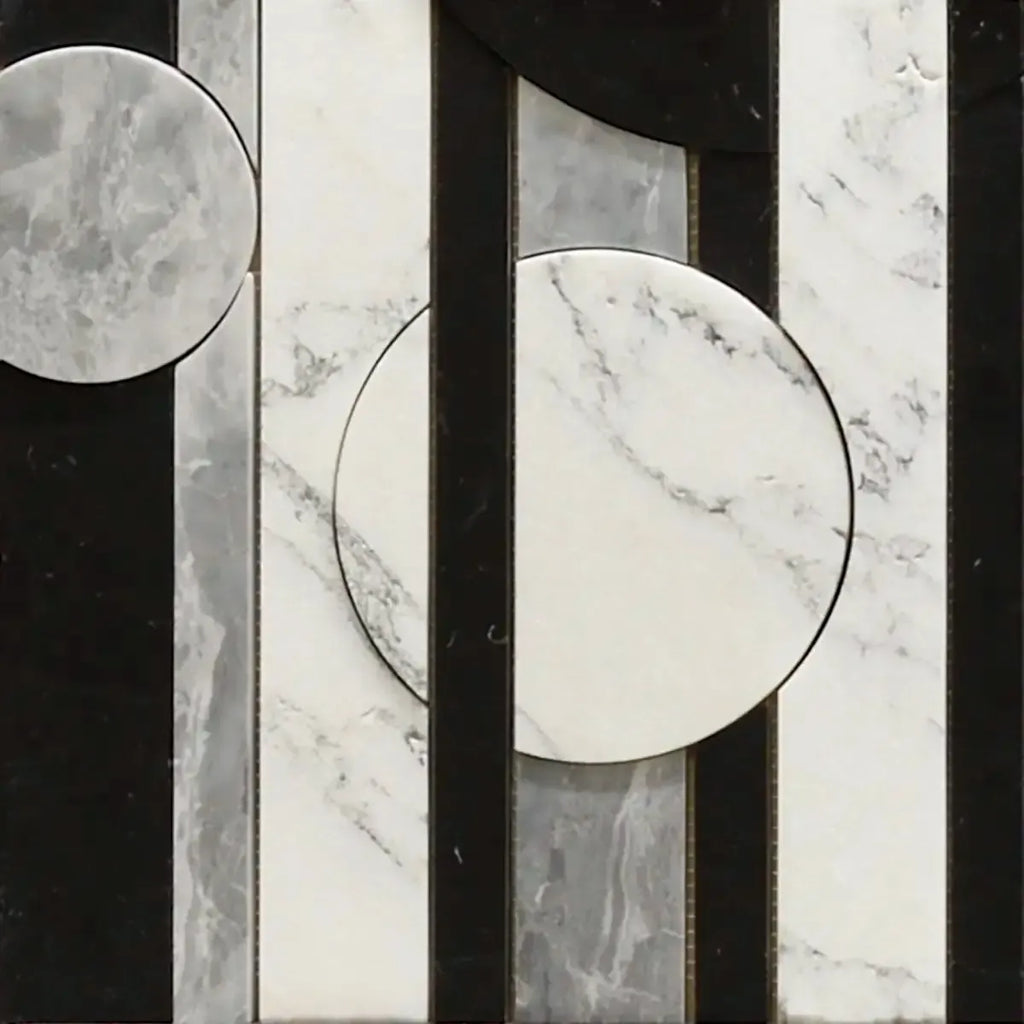 Pictoria Eclipse Bold Waterjet Mosaic Tile | Tile Club