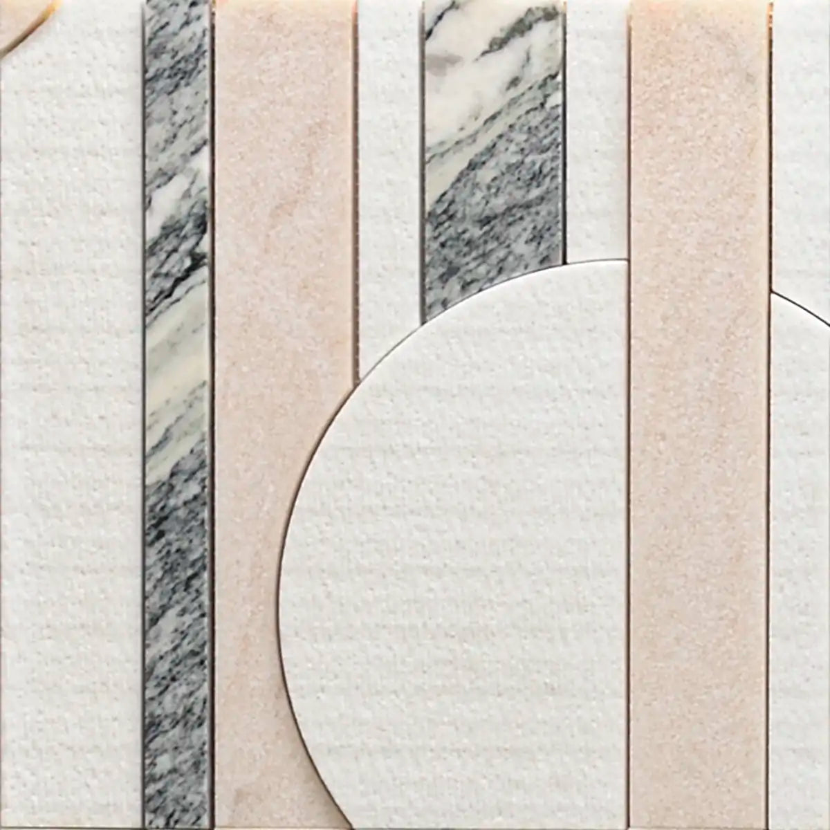 Pictoria Eclipse Rose Waterjet Mosaic Tile | Tile Club