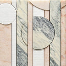 Pictoria Eclipse Rose Waterjet Mosaic Tile | Tile Club