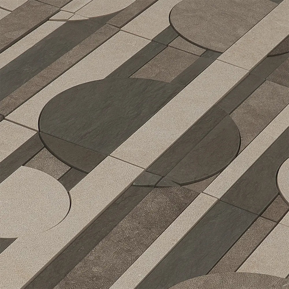 Pictoria Eclipse Earth Waterjet Mosaic Tile | Tile Club
