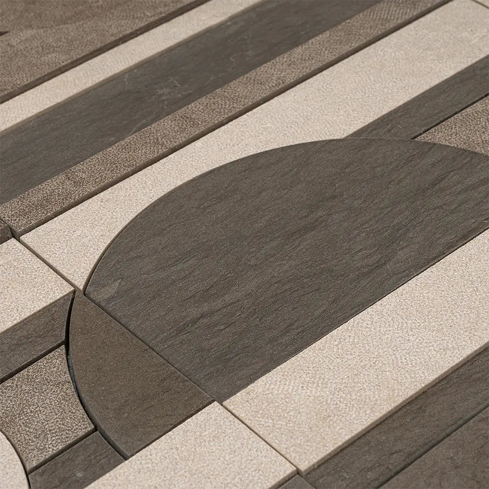Pictoria Eclipse Earth Waterjet Mosaic Tile | Tile Club