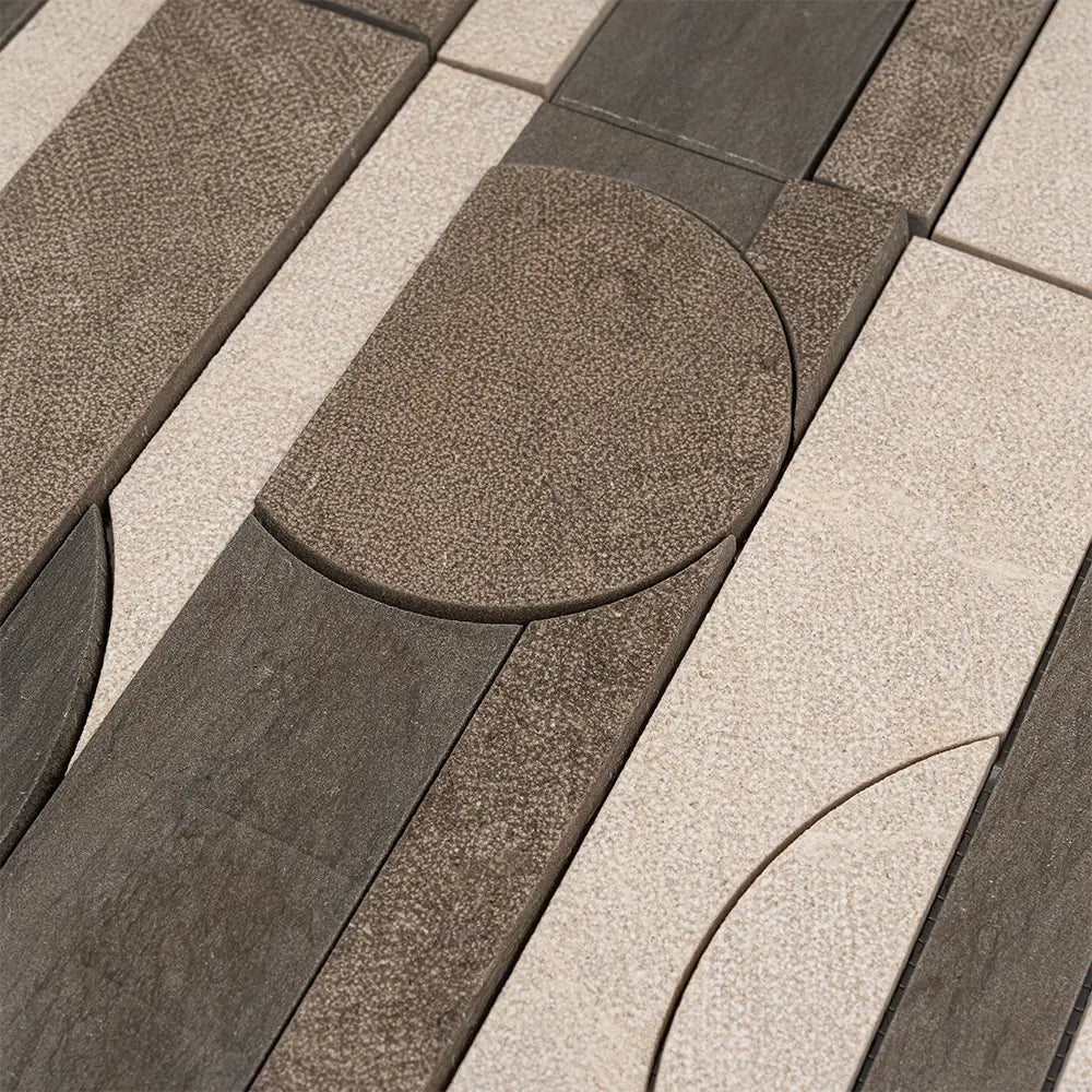 Pictoria Eclipse Earth Waterjet Mosaic Tile | Tile Club