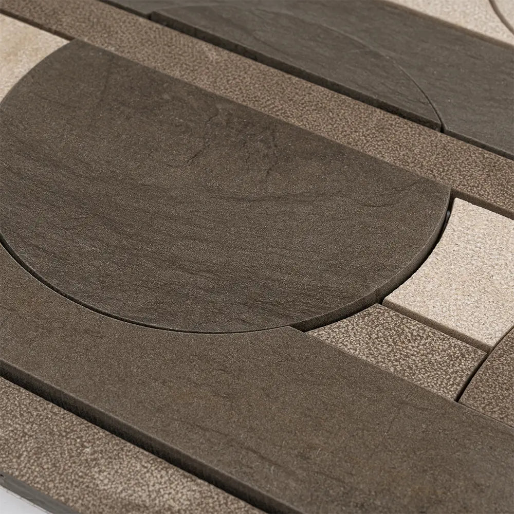 Pictoria Eclipse Earth Waterjet Mosaic Tile | Tile Club