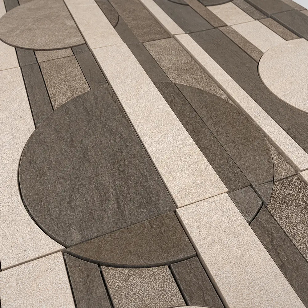 Pictoria Eclipse Earth Waterjet Mosaic Tile | Tile Club