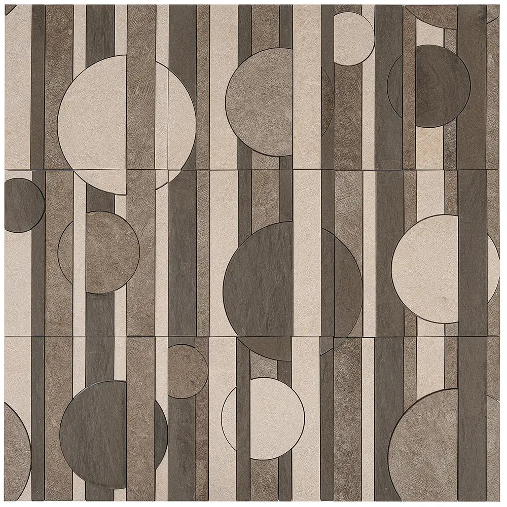 Pictoria Eclipse Earth Waterjet Mosaic Tile | Tile Club