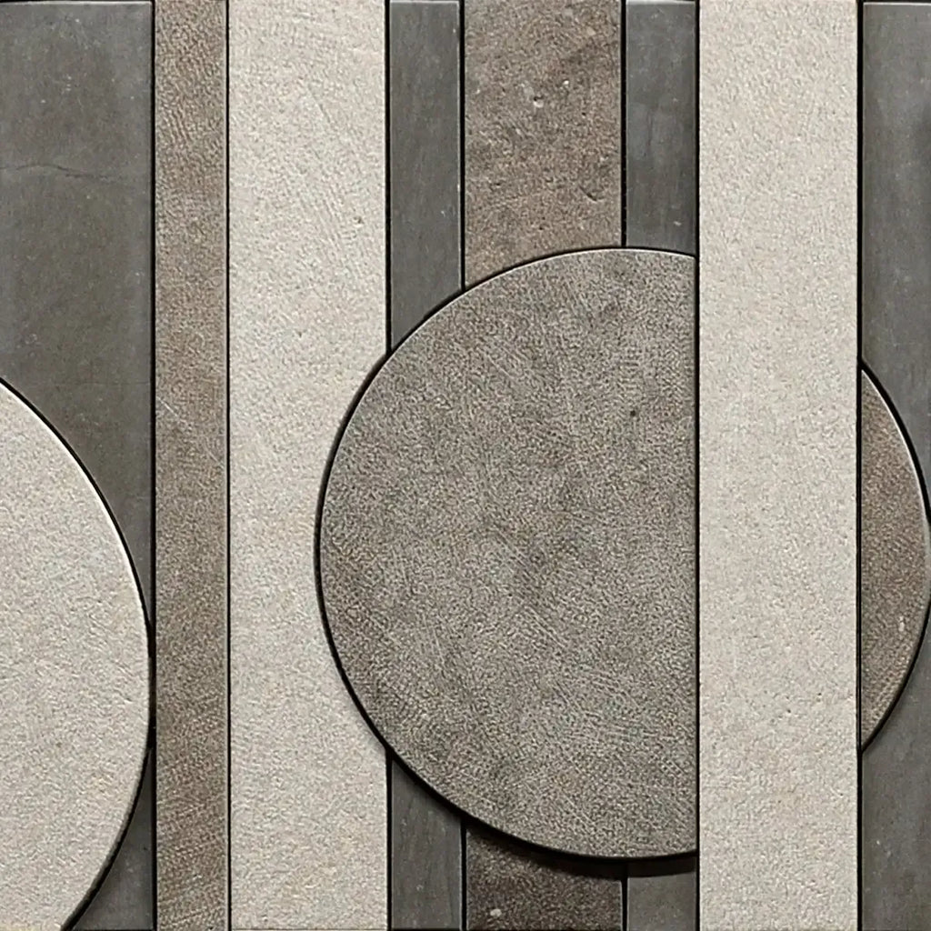 Pictoria Eclipse Earth Waterjet Mosaic Tile | Tile Club