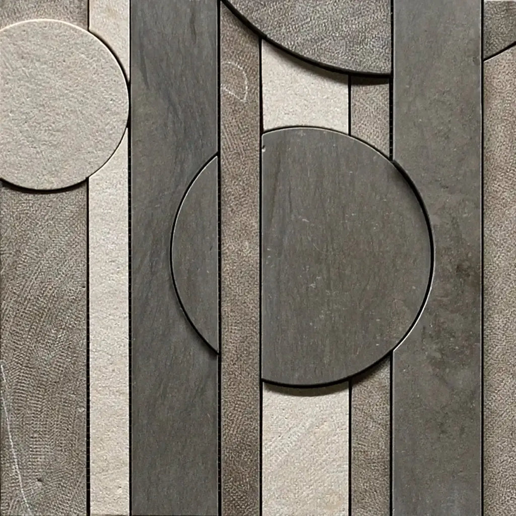 Pictoria Eclipse Earth Waterjet Mosaic Tile | Tile Club