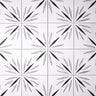 White Sparkle Waterjet Marble Mosaic Tile
