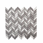 mix tile with a leaf pattern for kitchen