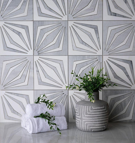 White Dolomite Tile for kitchen backsplash| Tile Club