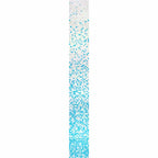 White and Ocean Blue Gradient Mixed Squares Glass Pool Tile