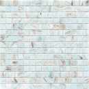 White Sand Mixed Squares Glass Squares Pool Tile Sample