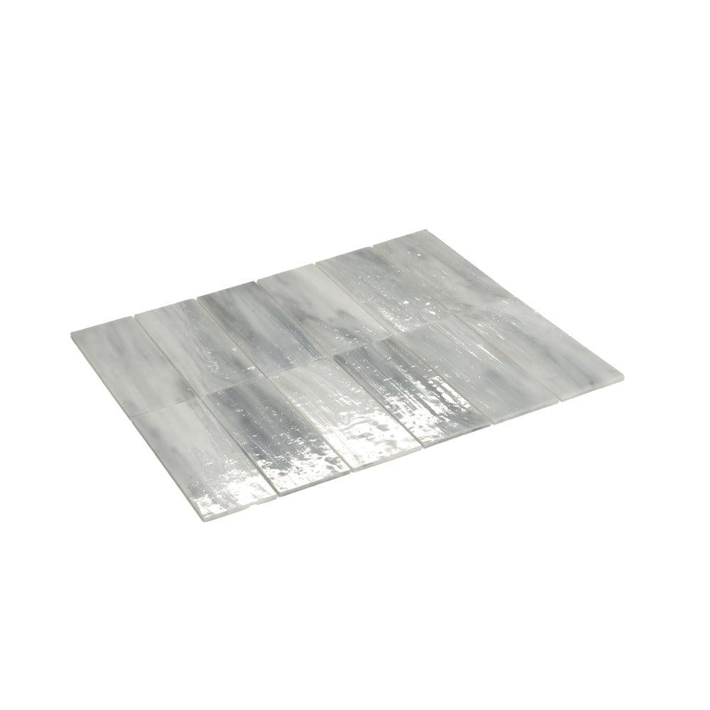 White Opal Rectangle Glass Mosaic | Tile Club