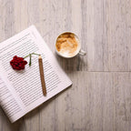 Wooden Beige Waves Etched Subway Marble Tile Backsplash