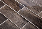11.8" x 11.8" Wooden Glass Subway Mosaic Tile for bathroom for kitchen countertop