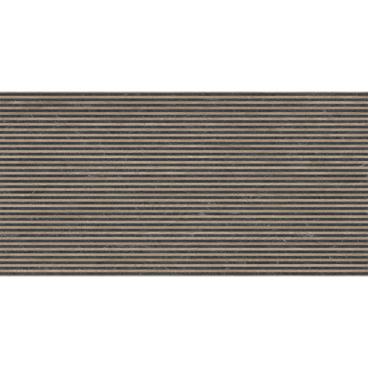 Japandi Contrast Black Slat Wall Tile | Tile Club