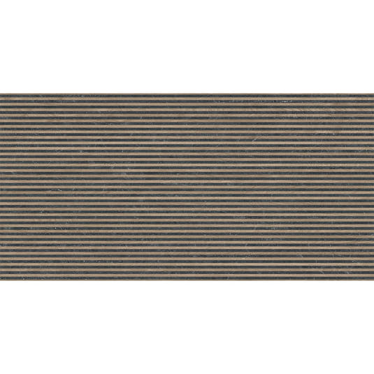 Japandi Contrast Black Slat Wall Tile | Tile Club