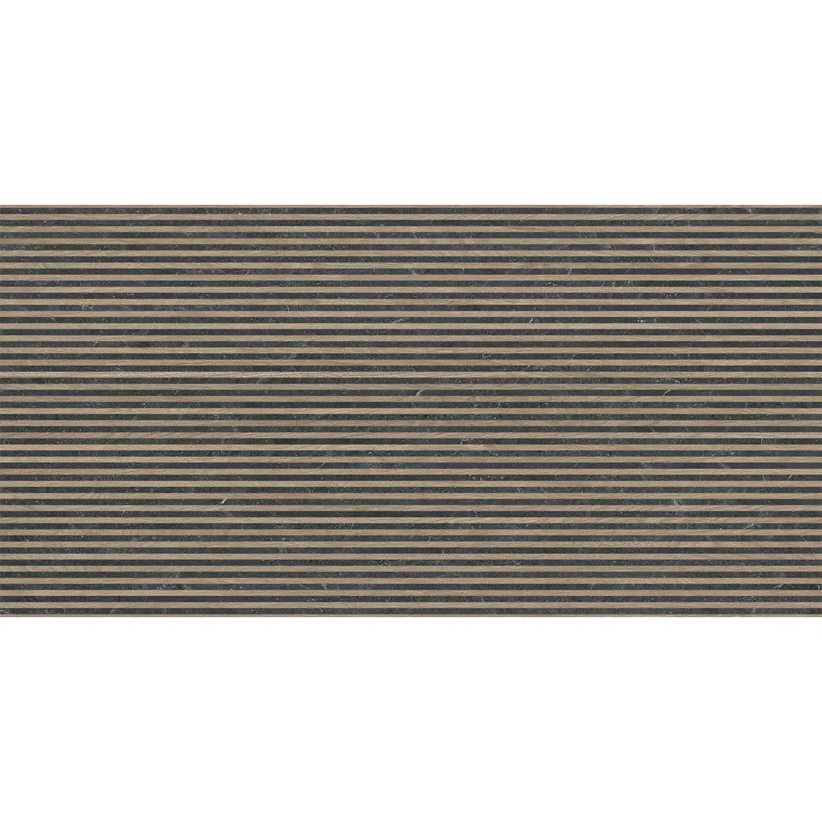 Japandi Contrast Black Slat Wall Tile | Tile Club