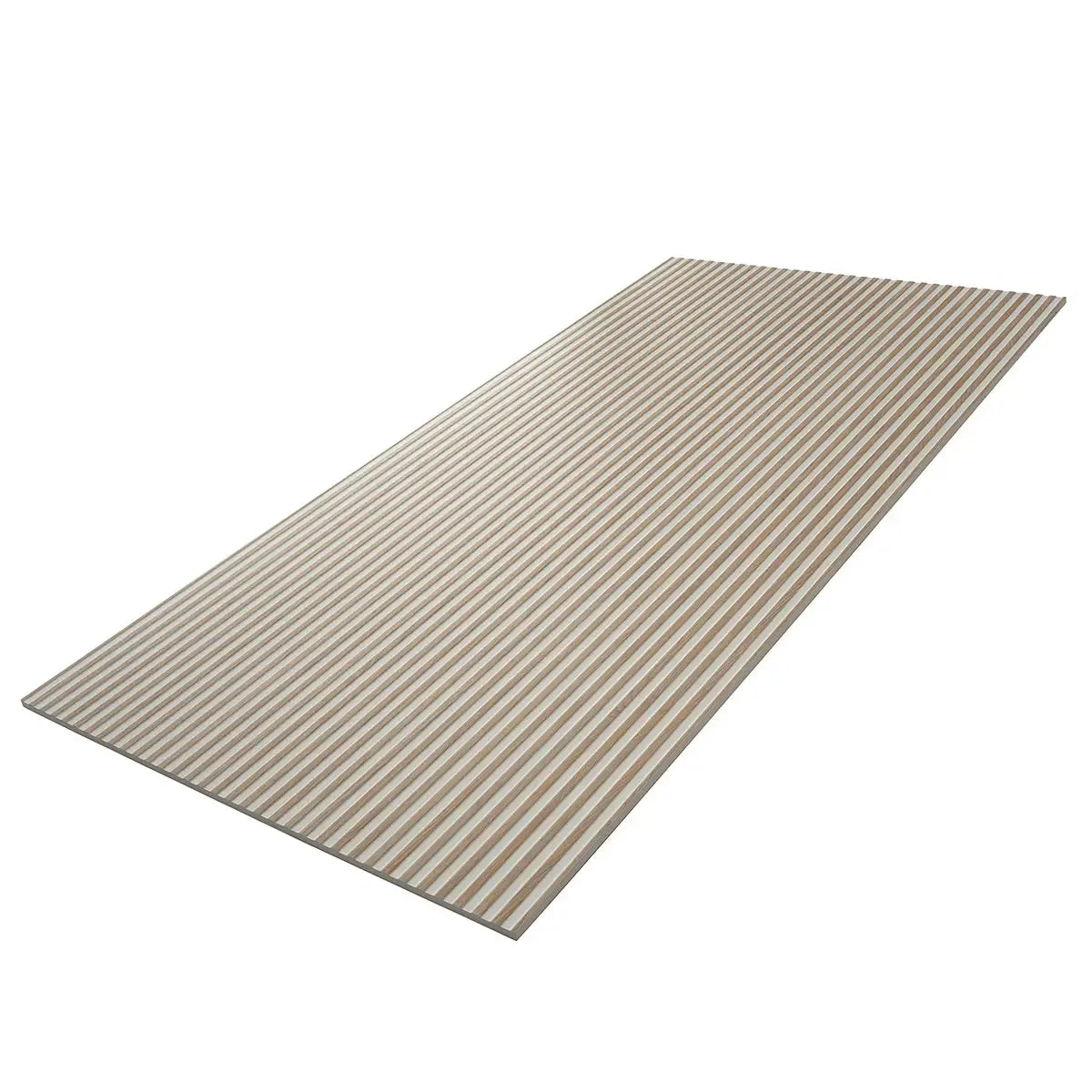 Japandi Contrast White Slat Wall Tile | Tile Club