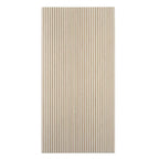 Japandi Contrast White Slat Wall Tile | Tile Club