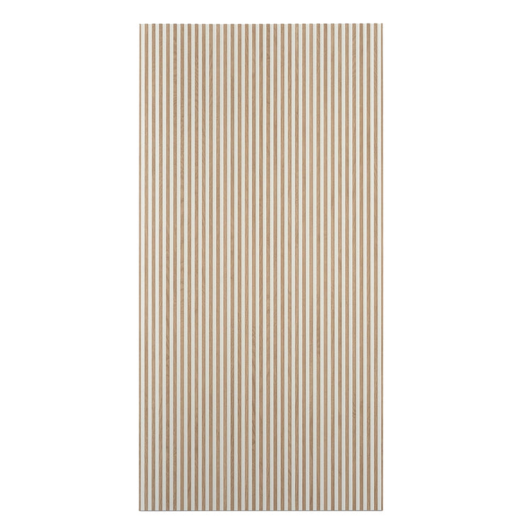 Japandi Contrast White Slat Wall Tile