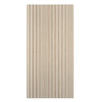 Japandi Contrast White Slat Wall Tile | Tile Club