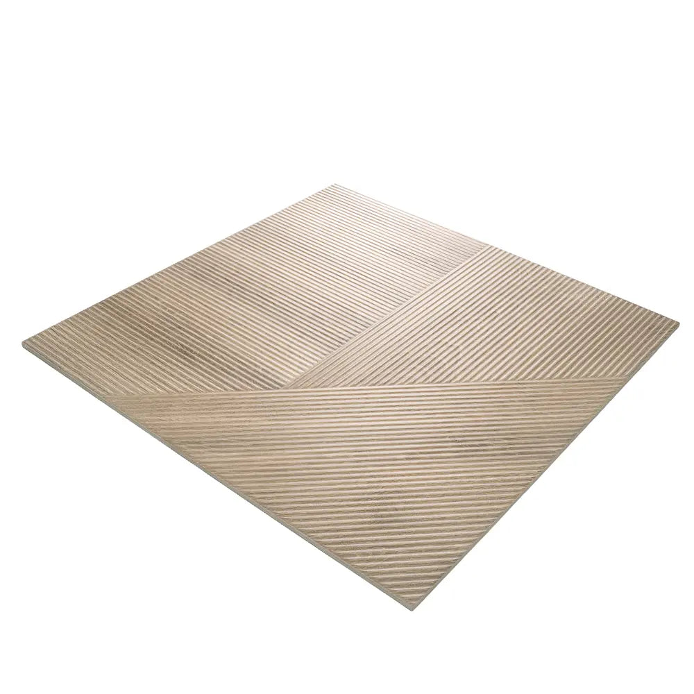 Japandi Geometric Wood Accent Wall Tile | Tile Club
