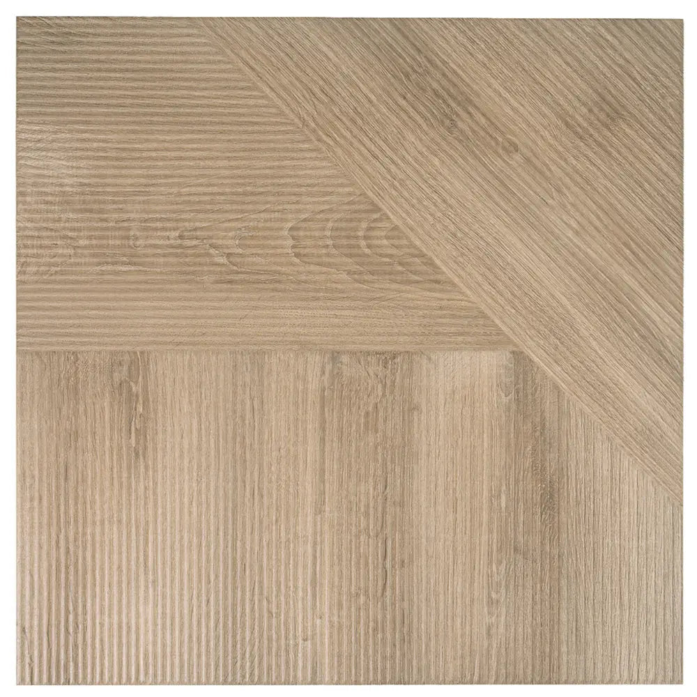Japandi Geometric Wood Accent Wall Tile | Tile Club