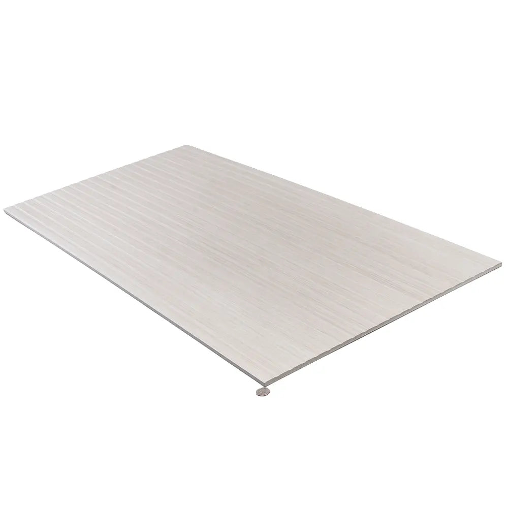 Japandi White Slat Wall Tile | Tile Club