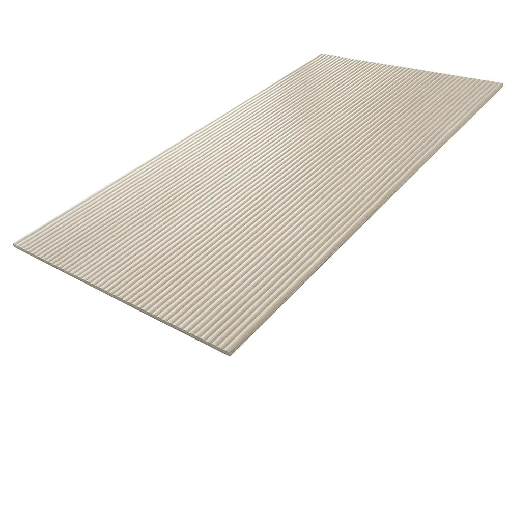 Japandi Skinny Slat White Wood-Look Tile | Tile Club