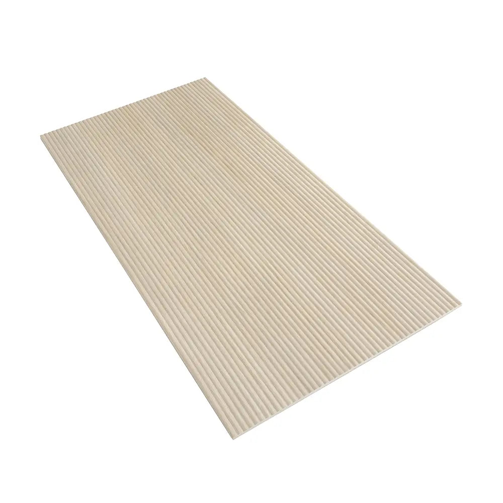 Japandi Skinny Slat White Wood-Look Tile | Tile Club