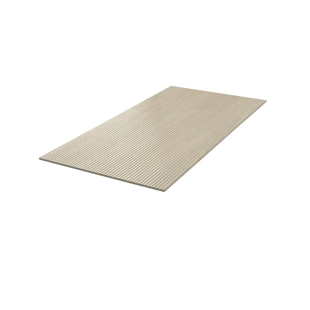 Japandi Skinny Slat White Wood-Look Tile | Tile Club