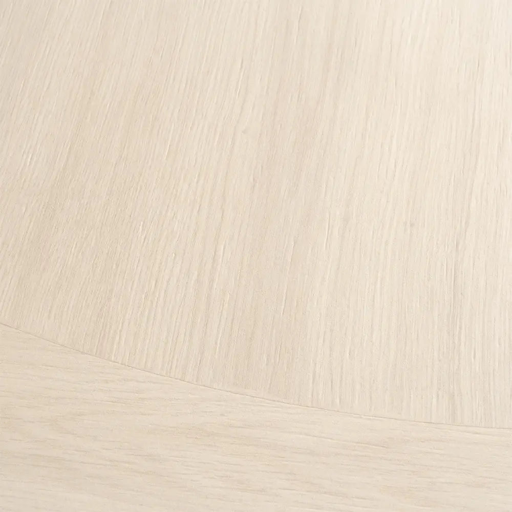 Japandi White Geometric Parquet Wood-Look Tile Flooring | Tile Club