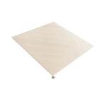 Japandi White Geometric Parquet Wood-Look Tile Flooring | Tile Club