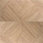 Japandi Honey Geometric Parquet Wood-Look Tile Flooring | Tile Club