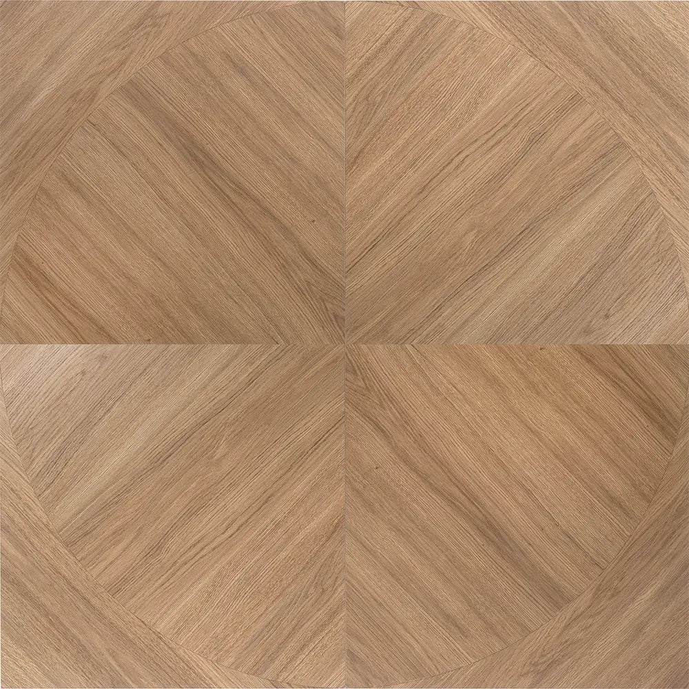 Japandi Honey Geometric Parquet Wood-Look Tile Flooring | Tile Club
